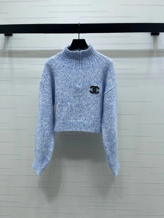 CC 26 Cropped Zip Sweater Wool 793820