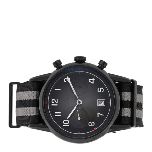 DLC Stainless Steel Nylon 40mm CT60 Automatic Watch Black
