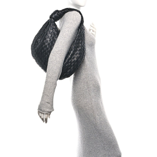 Nappa Intrecciato Small Jodie Black