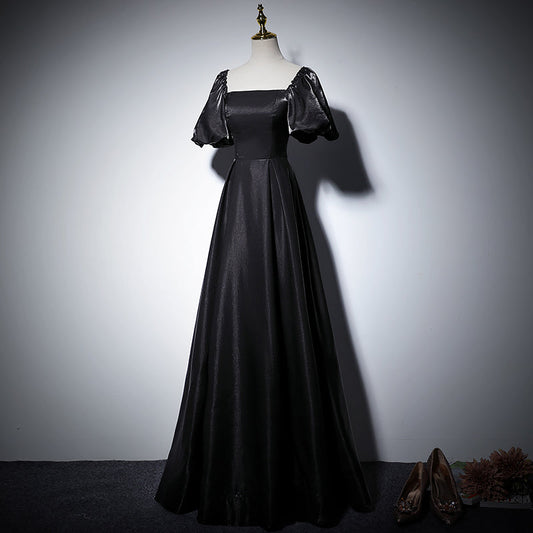 Black evening dress party gowns prom dress fg155
