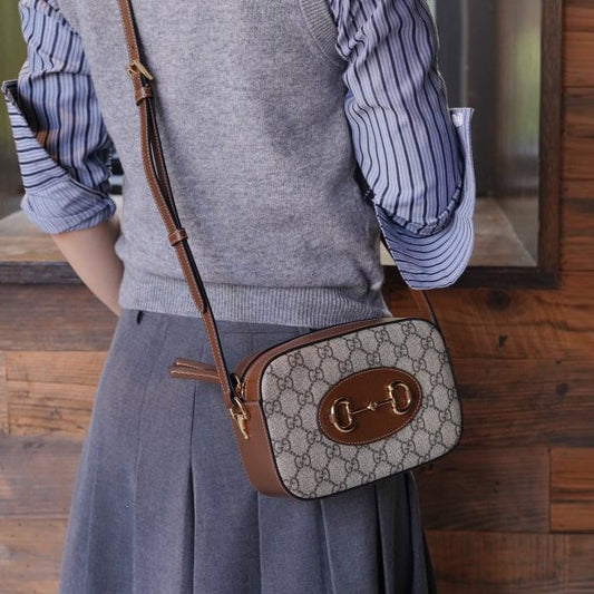 G ucci Horsebit 1955 mini camera bag