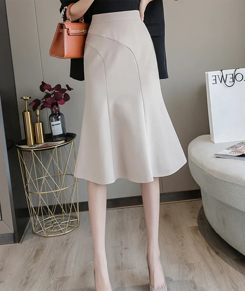 Elegant ruffle skirt wrap hip skirt S2822