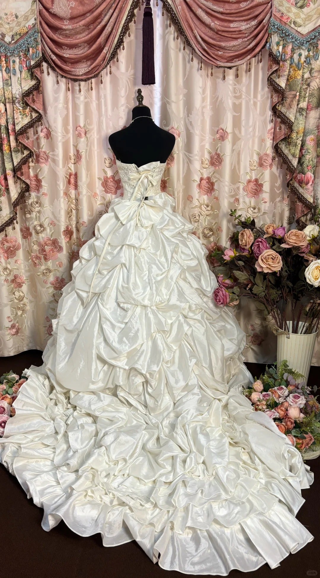 Vintage A line Long Wedding Dresses       S6846