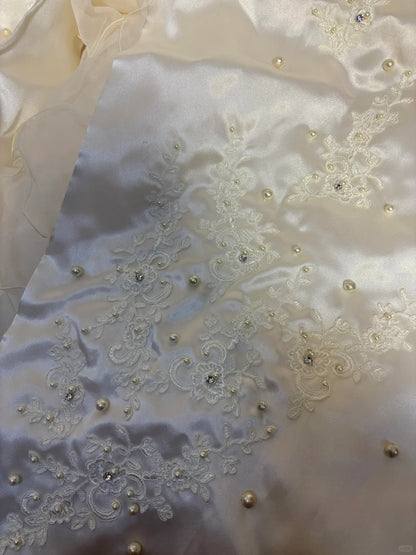 Strapless Long Elegant Wedding Dresses Princess Bridal Gown