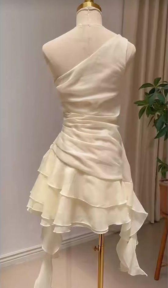 Chiffon Short elegant party gowns short evening dress