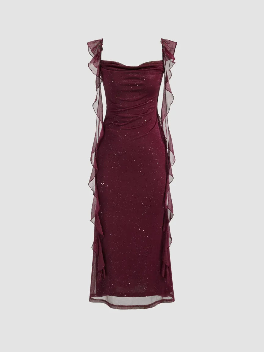 Elegant Green Shinny Evening Gown Formal Dresses Prom Dresses         S6475