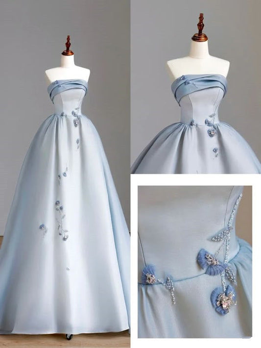 Srapless Evening Dresses Long Formal Gown