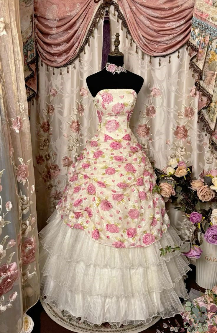 Long Sweet 15 Princess Dress Girl Prom Ball Gown       S6532
