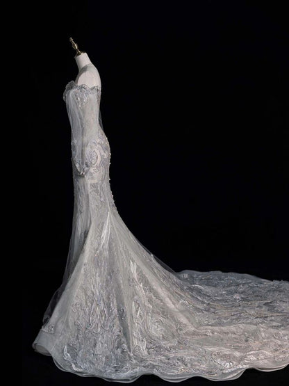 Off Shoulder Mermaid Long Princess Dress Evening Gown       S6558