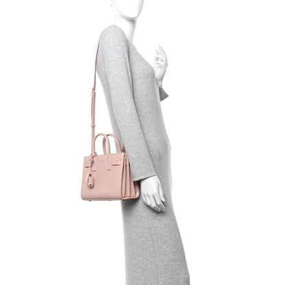 Calfskin Nano Sac De Jour Pale Pink