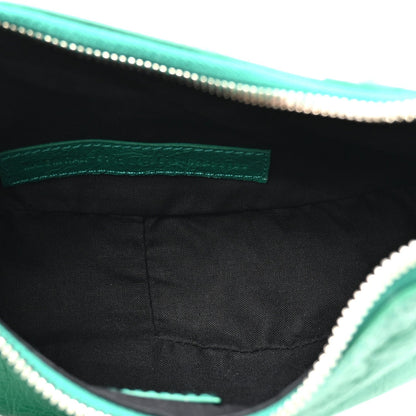 Agneau Arena Le Cagole Shoulder Bag XS Jade
