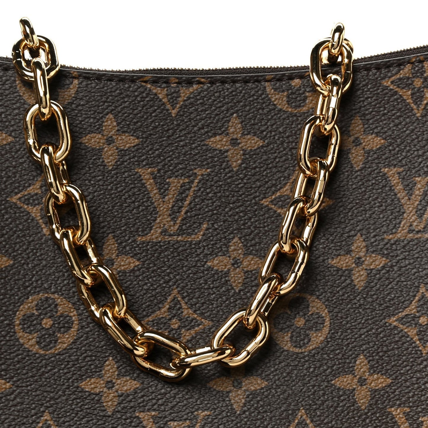 Reverse Monogram Loop Hobo