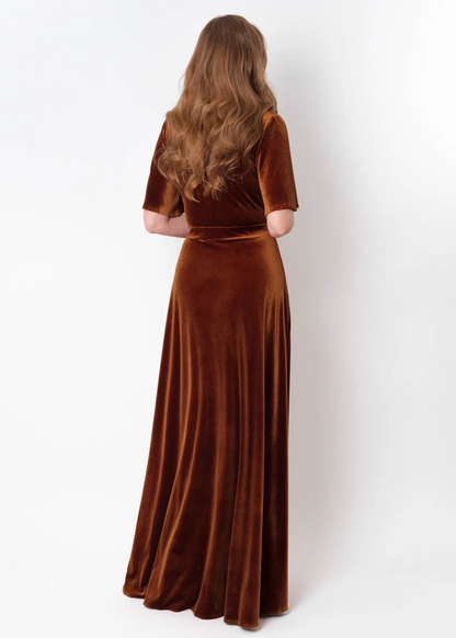 omberprom Fashionable and Beautiful Prom Dresses Velvet dress Velvet Bridesmaid Dress