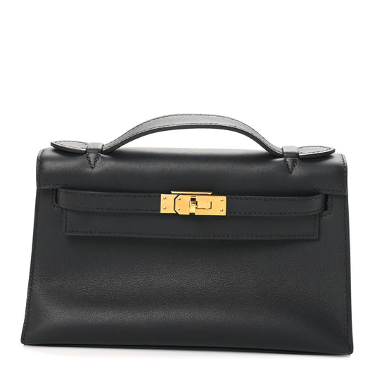 Swift Kelly Pochette Clutch Black