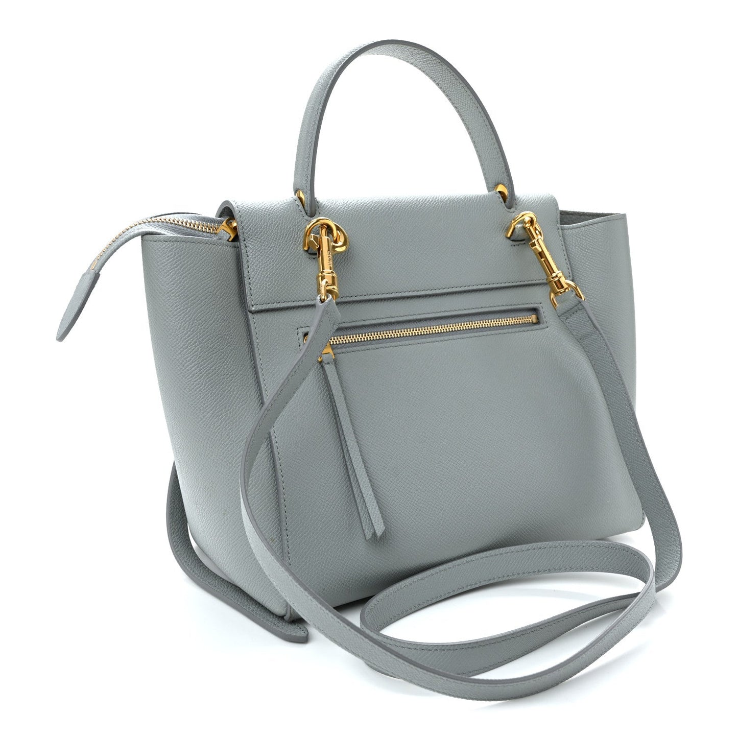 Grained Calfskin Micro Belt Bag Cloud