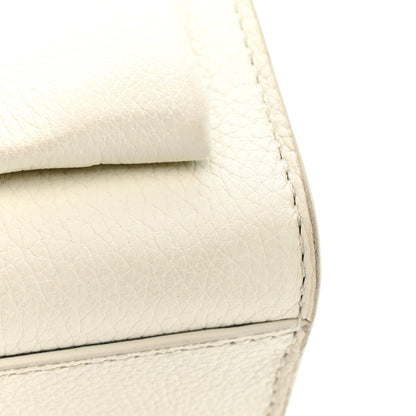 Soft Calfskin Mylockme Chain Bag BB White