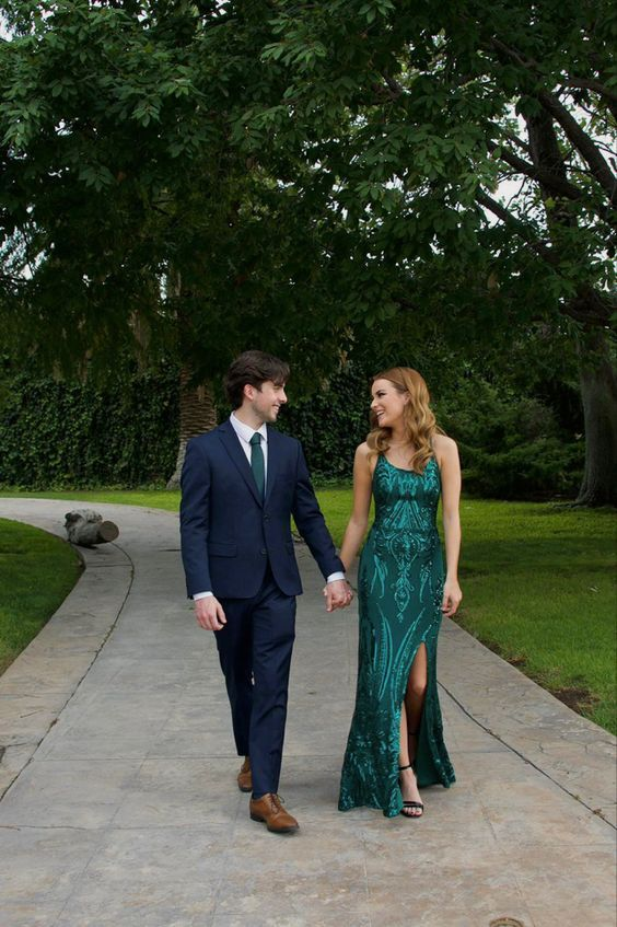 New arrive green prom dress Evening Gown Long Prom Dresses