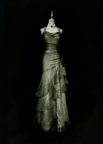 Green Long Prom Dresses New Long Evening Gowns