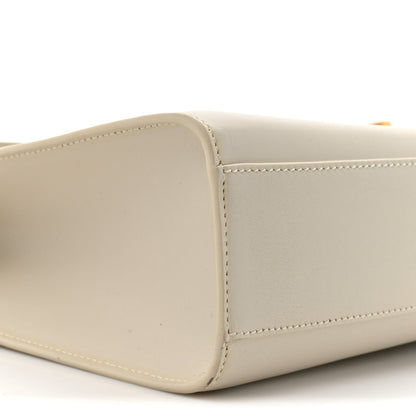 Smooth Calfskin Manhattan Shoulder Bag Crema Soft