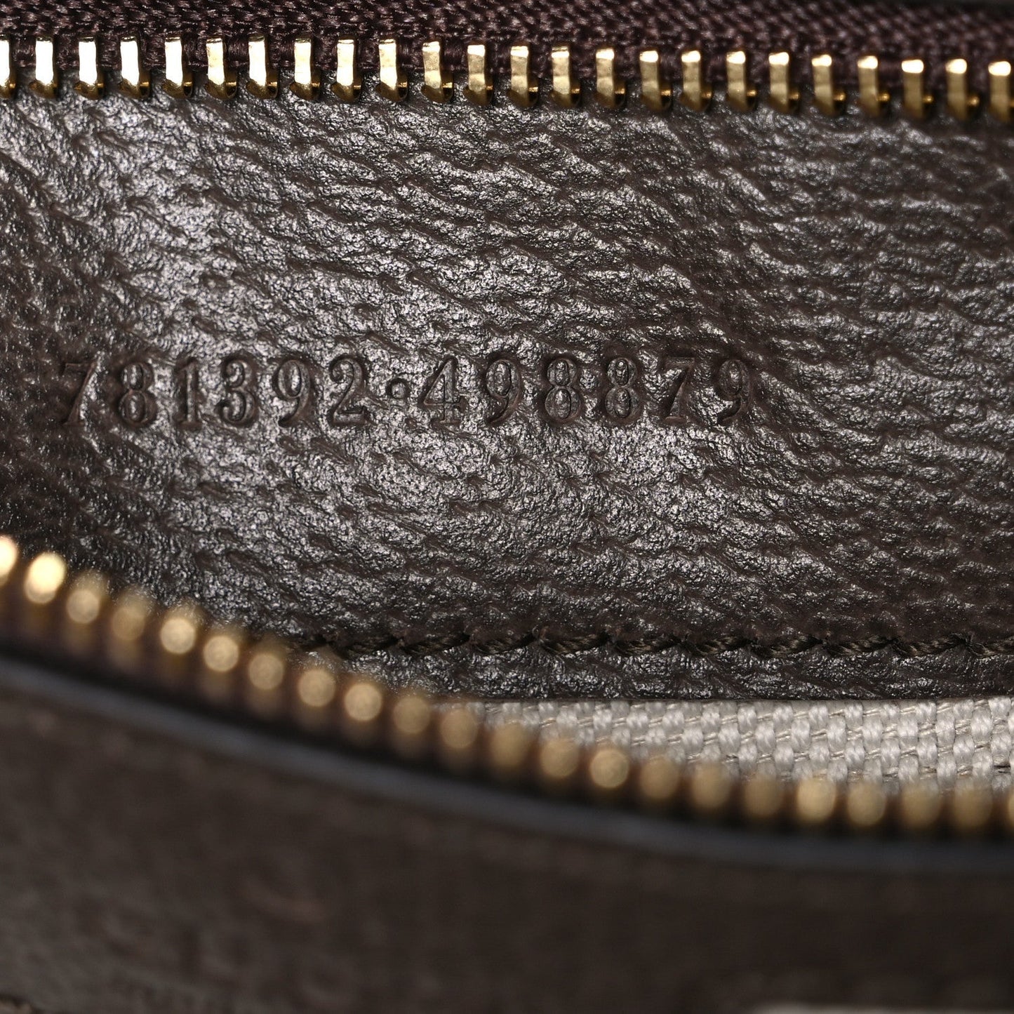 GG Supreme Monogram Textured Dollar Calfskin Web Large Ophidia Bucket Shoulder Bag Beige Ebony New Acero