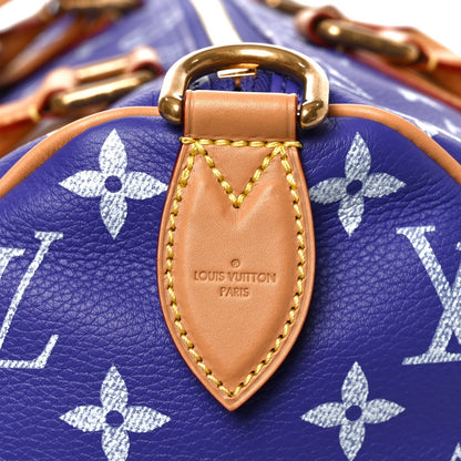 Calfskin Monogram Speedy P9 Bandouliere 40 Amethyst