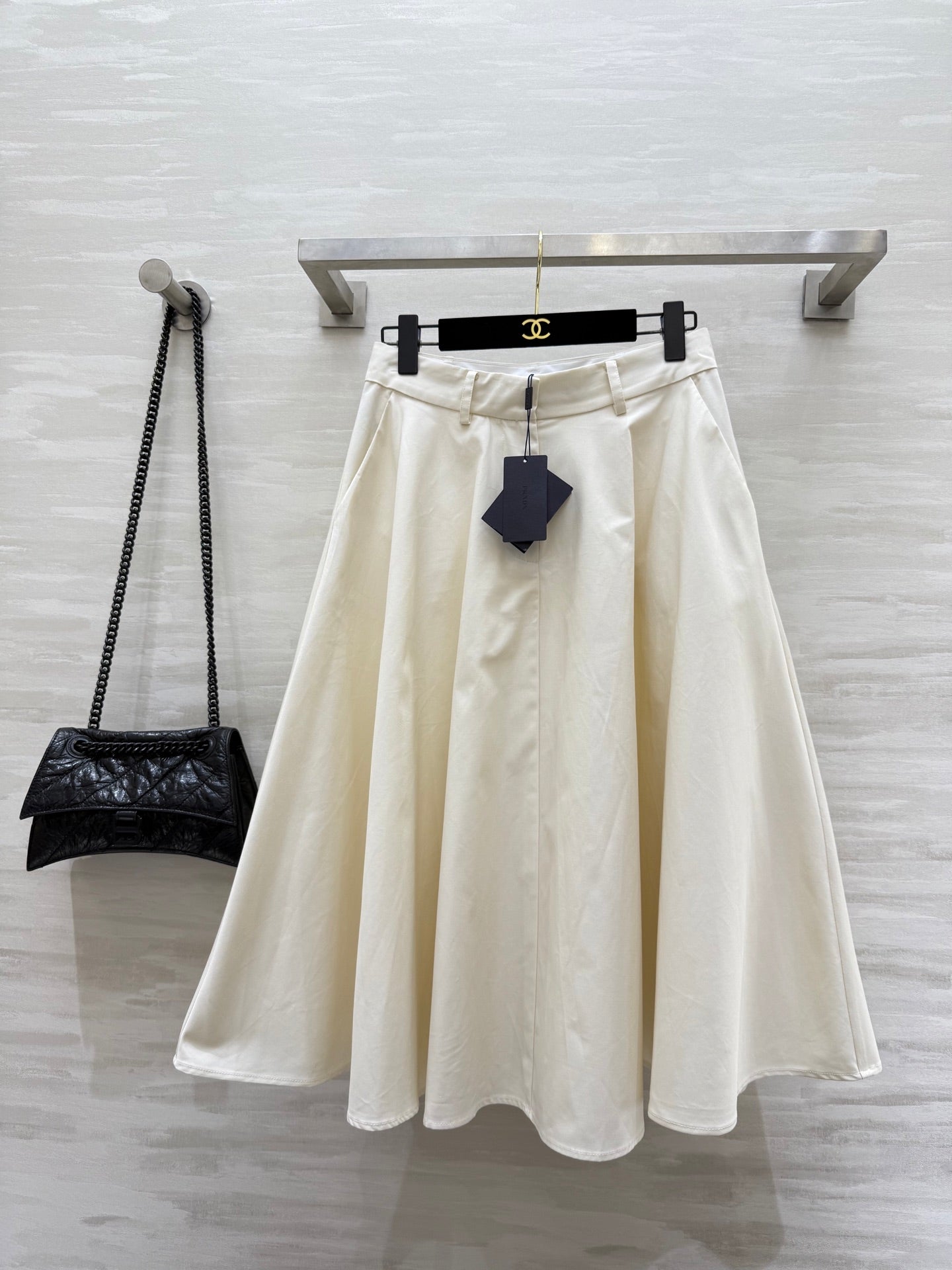Prada 25 Set White Polyester 303389