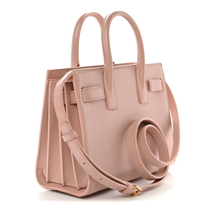 Calfskin Nano Sac De Jour Pale Pink