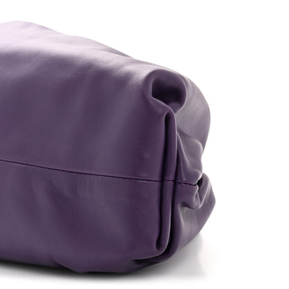 Smooth Butter Calf The Pouch Oversized Clutch Raisin
