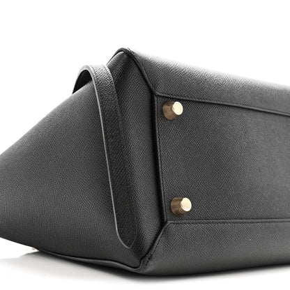 Grained Calfskin Mini Belt Bag Black