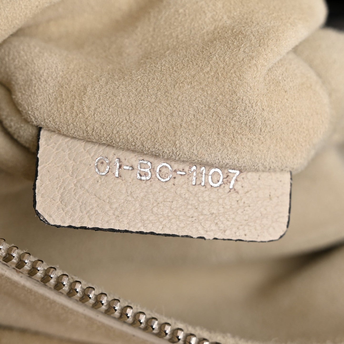 Canyon Grained Lambskin Large Lady Dior Off White