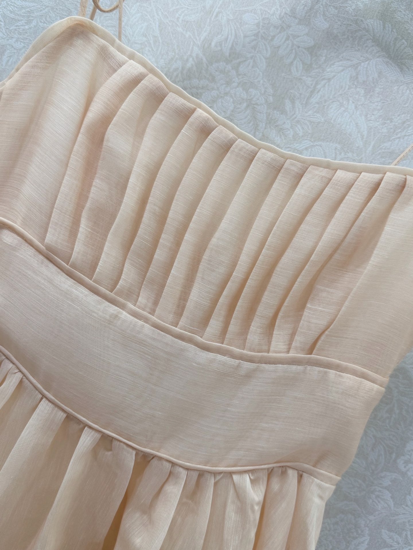 Zimmermann Polly Dress Brown Beige Cotton 347318