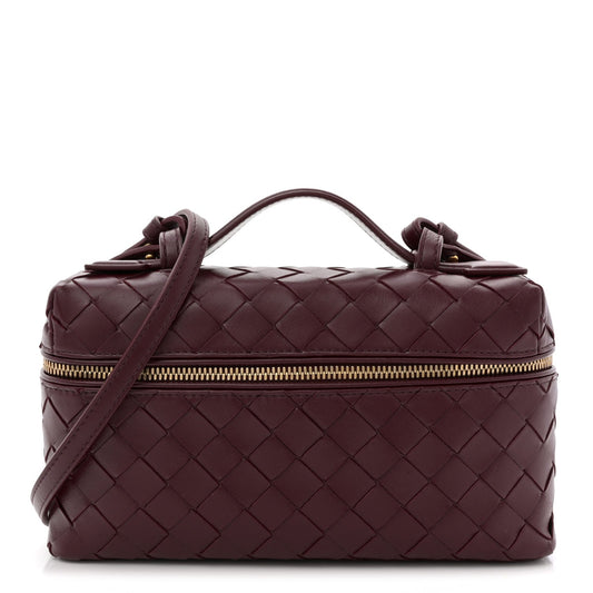 Nappa Intrecciato Bang Bang Vanity Case Barolo