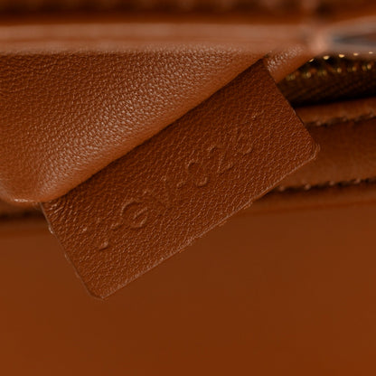 Triomphe Canvas Calfskin Medium Triomphe Bag Tan
