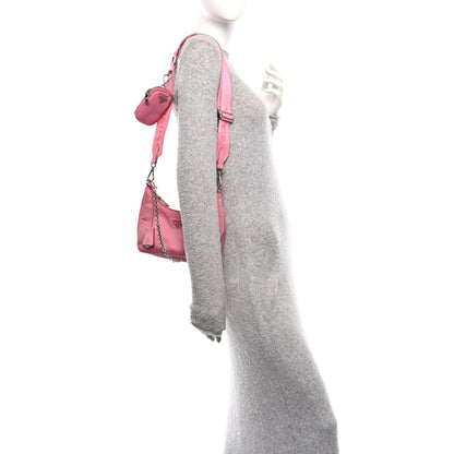 Nylon Re-Edition 2005 Shoulder Bag Begonia