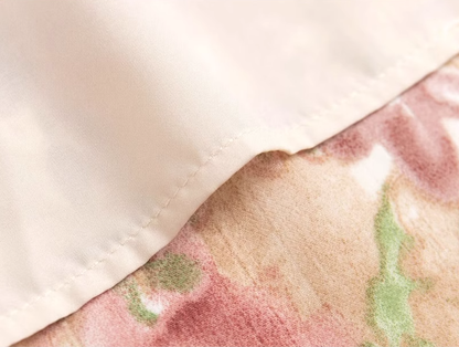 2025 Summer New French Romantic Floral Sweet Waist Flying Sleeveless Dress R0937