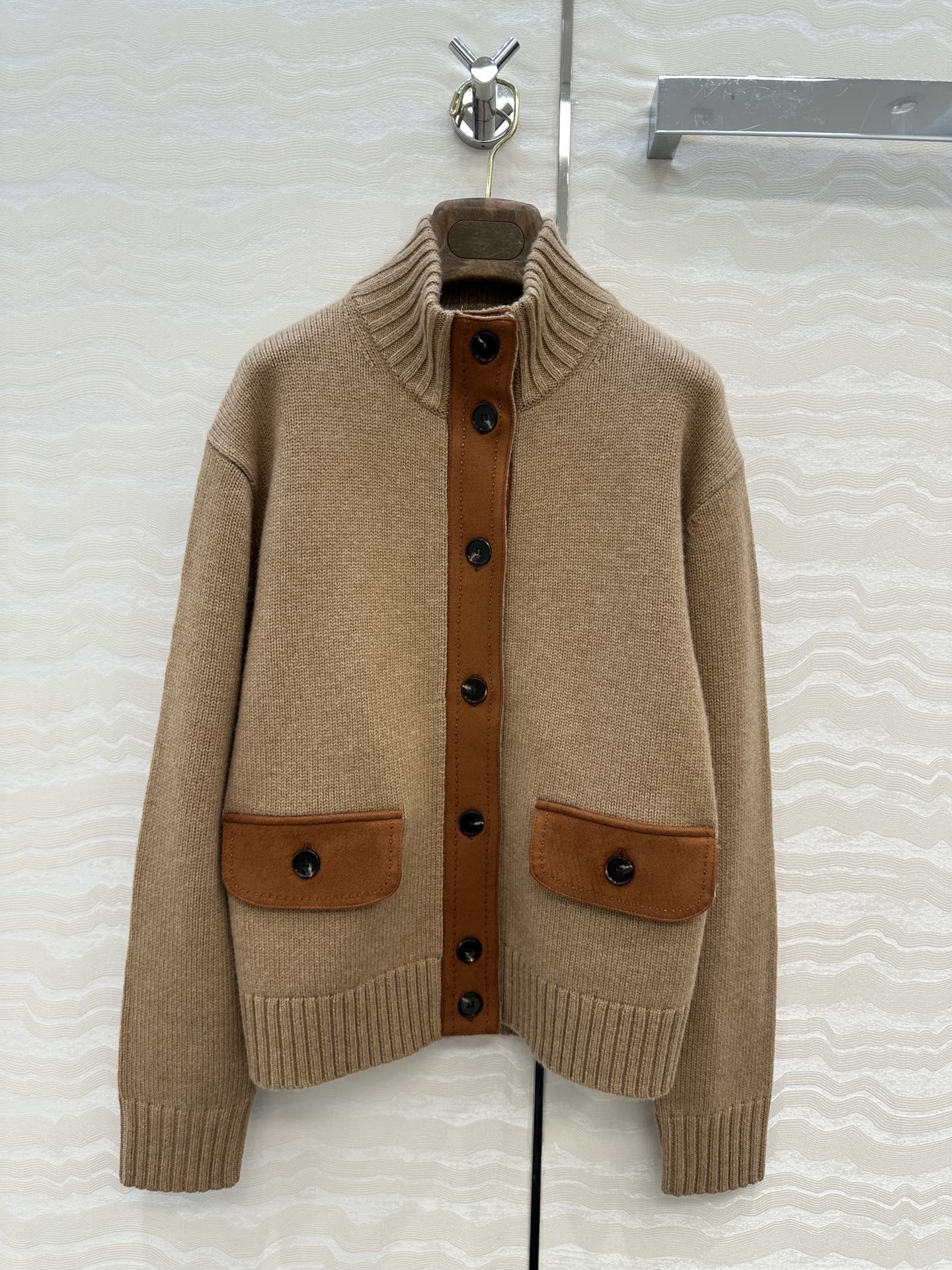 LP 25 Stand-collar Cardigan Cashmere 282272