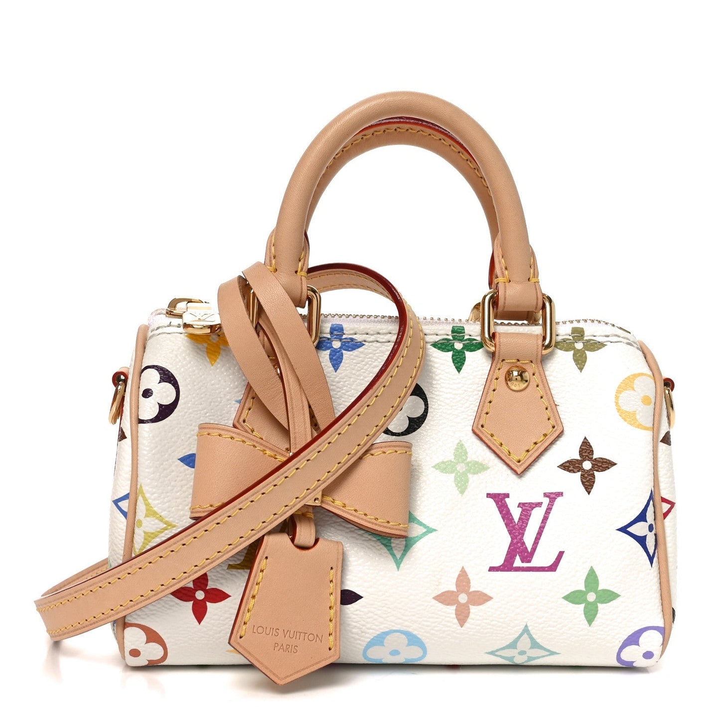 LV X TM Monogram Multicolor Nano Speedy White