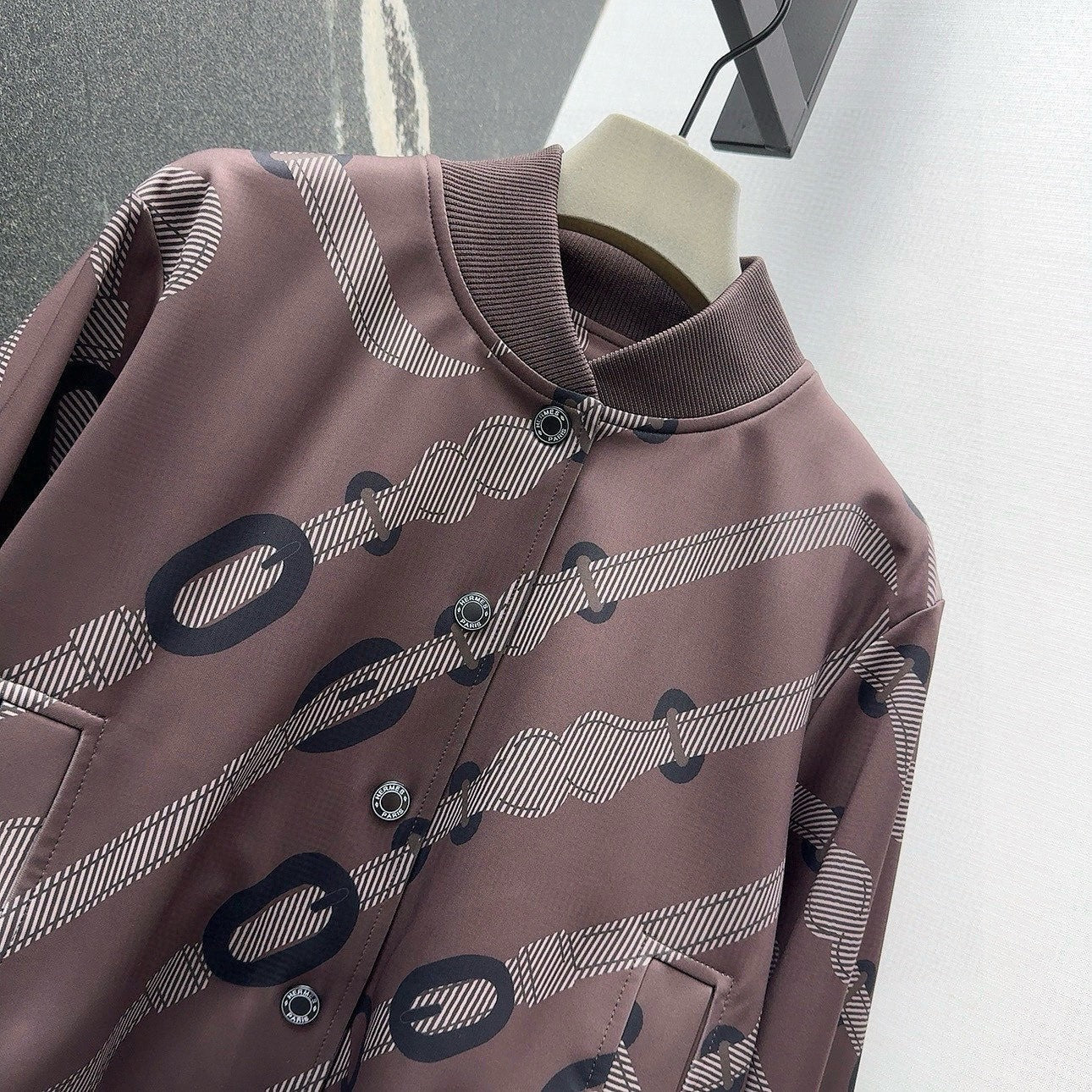 HERMES 25S SWEATSHIRT AND SKIRT SET 528320