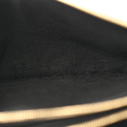 Empreinte Double Zip Pochette Black