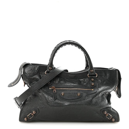 Agneau Giant 12 Rose Gold Hardware City Anthracite