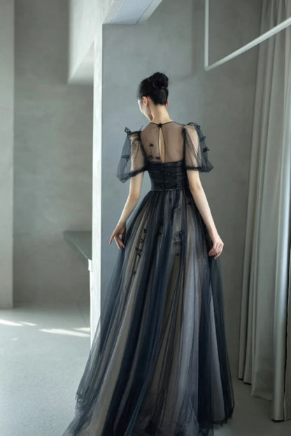 Black Elegant Formal Evening Dress    S2753