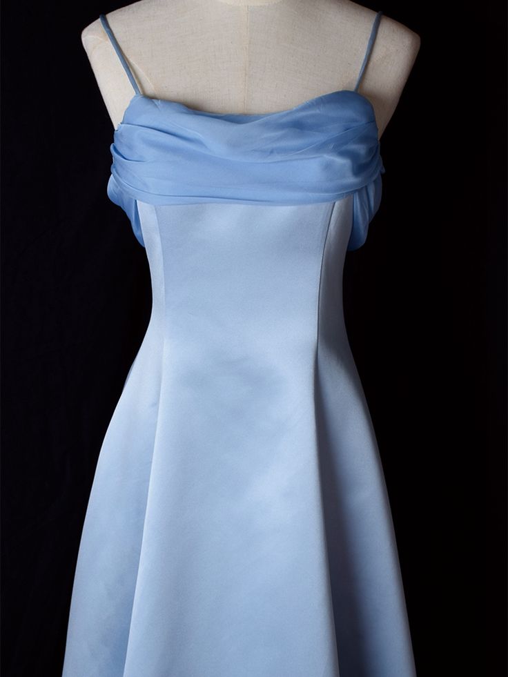 Vintage Spaghetti Straps Gown Elegant Prom Dresses