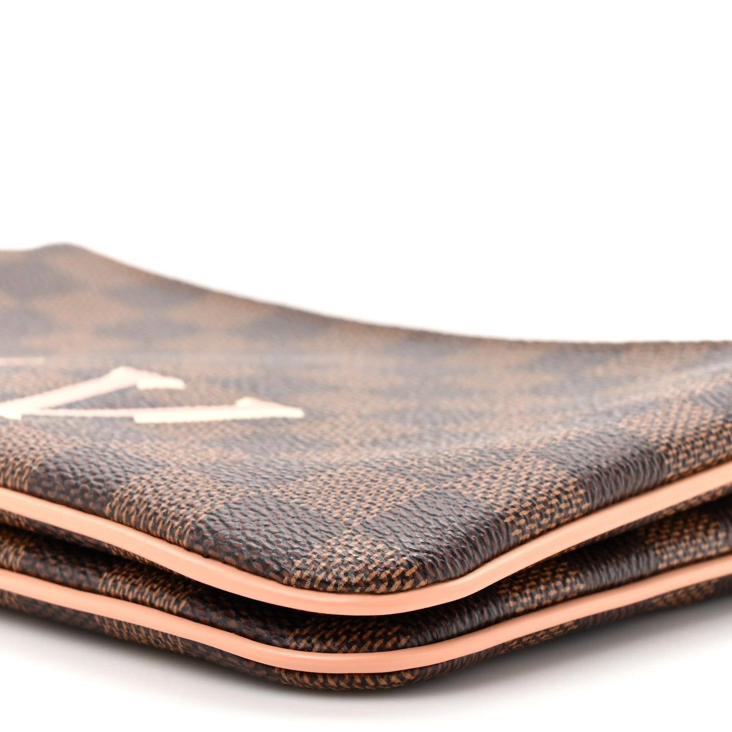 Damier Ebene Double Zip Pochette