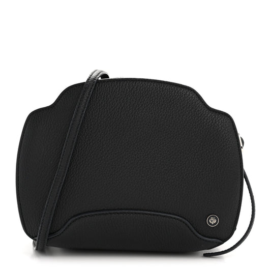 Grained Calfskin Sesia Crossbody Black