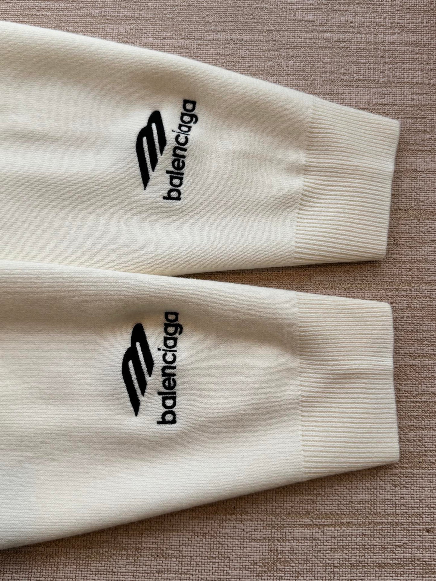 Maglione Balenciaga 25 Lana Bianca 0016