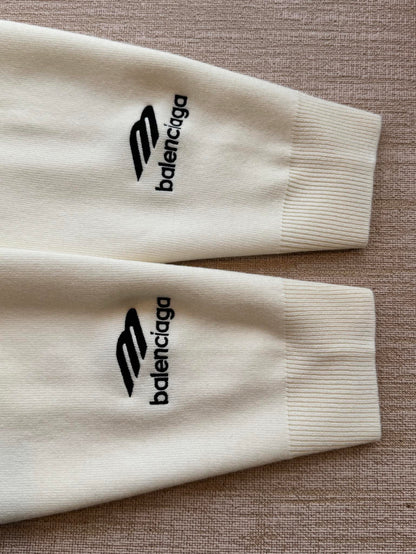 Maglione Balenciaga 25 Lana Bianca 0016