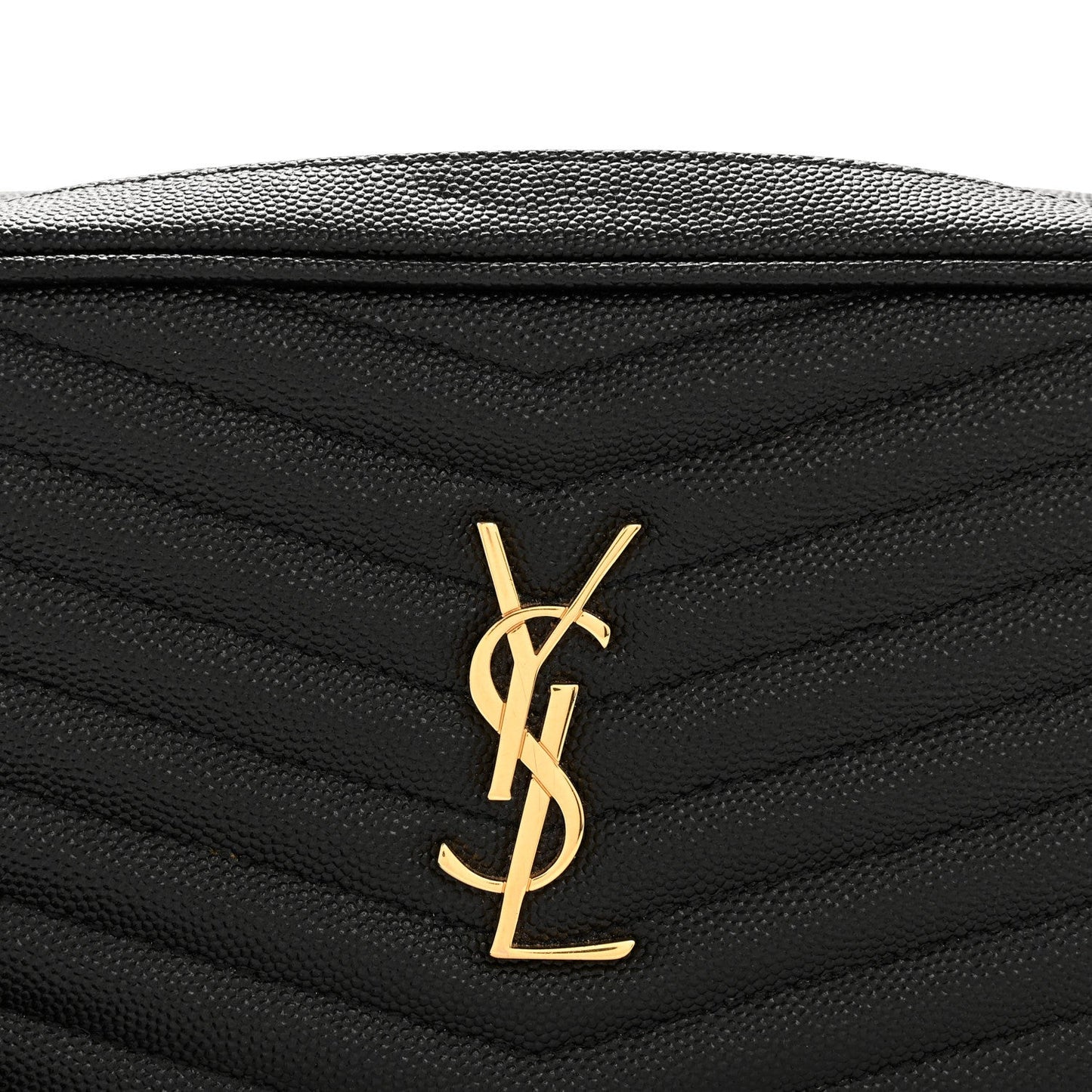 Grain De Poudre Matelasse Monogram Mini Lou Camera Bag Black