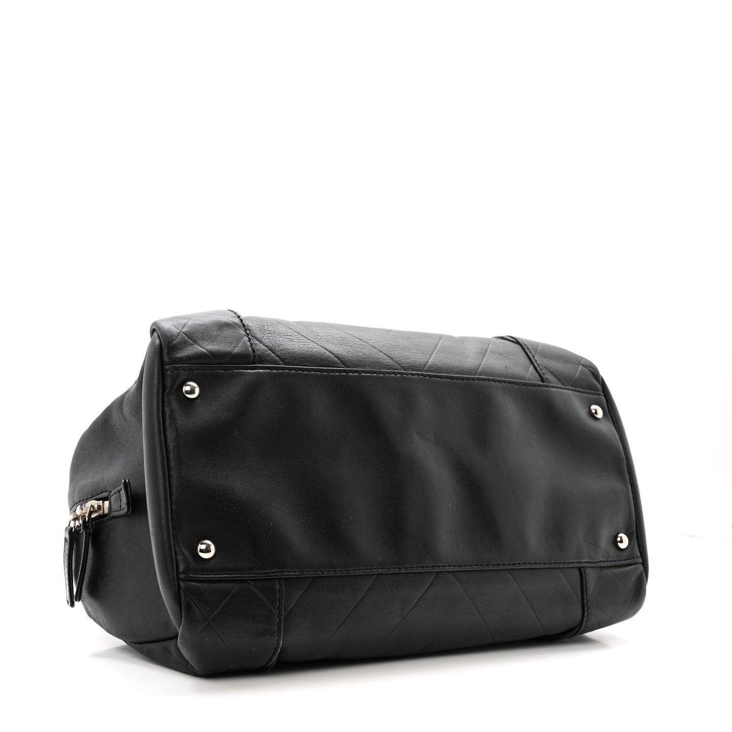 Calfskin CC Chevron All Day Long Boston Black