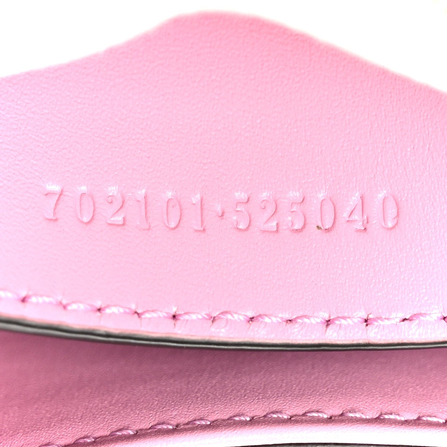 Calfskin Bamboo Backpack Glossy Pink