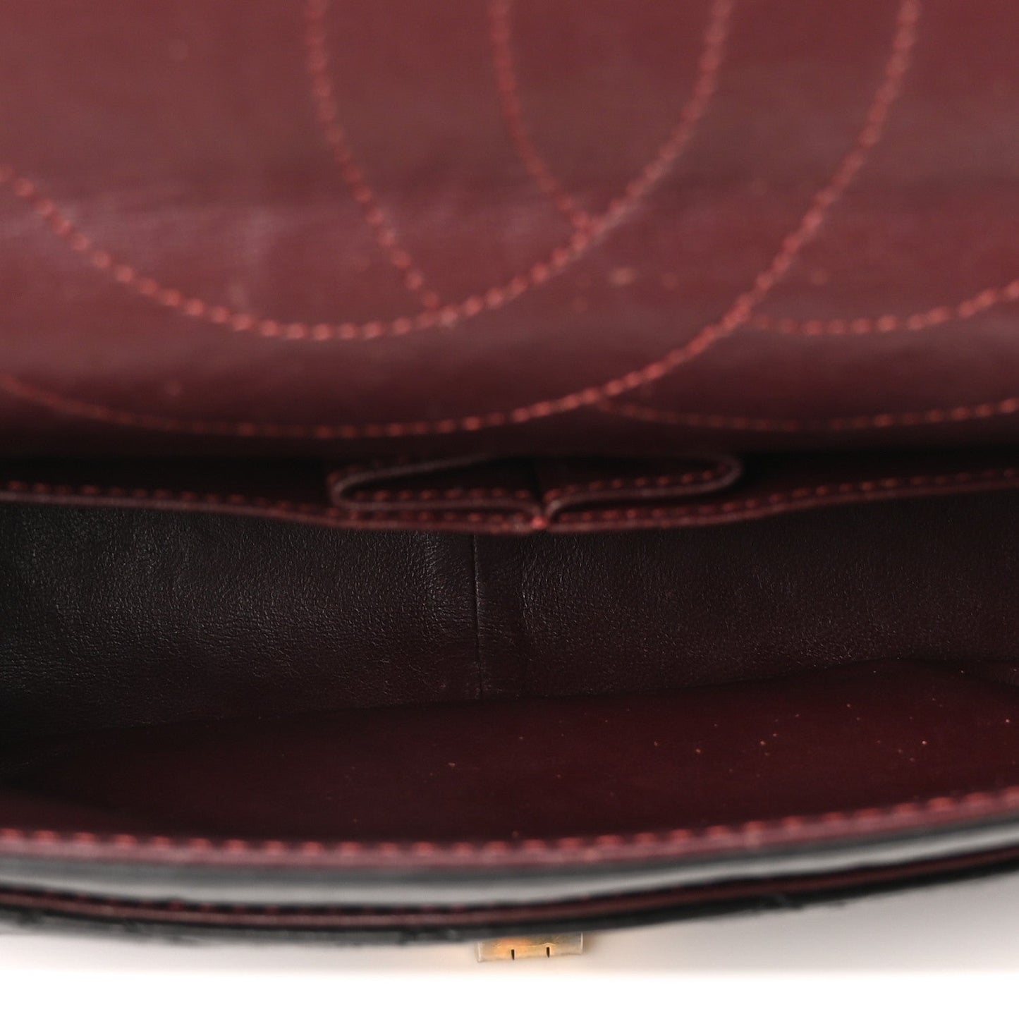 Aged Calfskin Quilted 2.55 Reissue 227 Flap Black